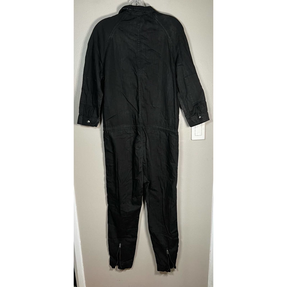 NWT H&M Denim Zip Jumpsuit size 8 - Picture 5 of 12